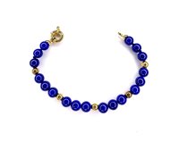 Bracciale Stocco Gioielli Donna in Oro giallo Lapislazzulo BLO01 - BLO01